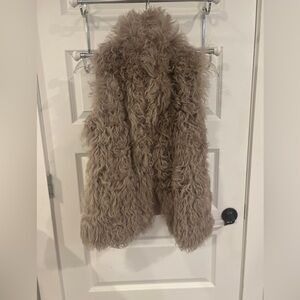 Neiman Marcus Qi Cashmere Lamb Fur Vest